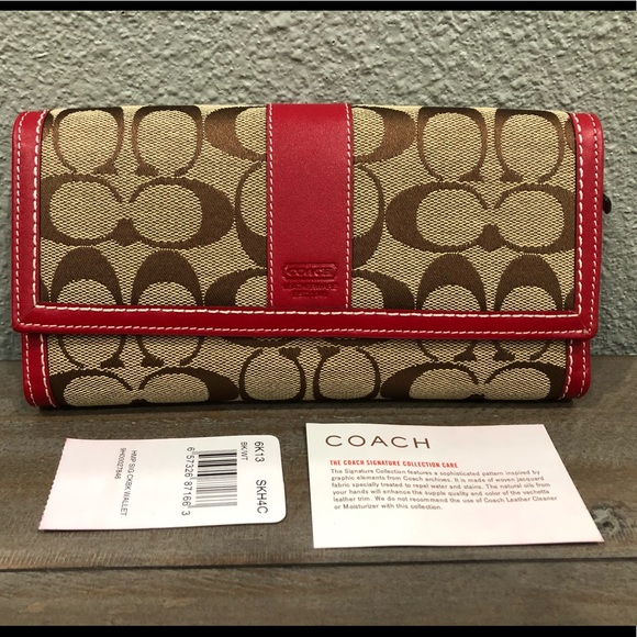 Coach Handbags - Brand New Signature Coach Wallet